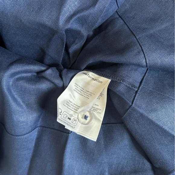 Reformation Navy Midi Dress - Picture 7 of 9